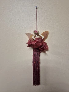 Putting on the Ritz - Porcelain Tassel Red Fairy Figurine - with Box - Picture 1 of 8