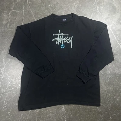 De colección Años 90 Logotipo Stussy Hecho en EE. UU. Logo Manga Larga Dolly Dearest Tribe Tomtom Foto 1 de 4