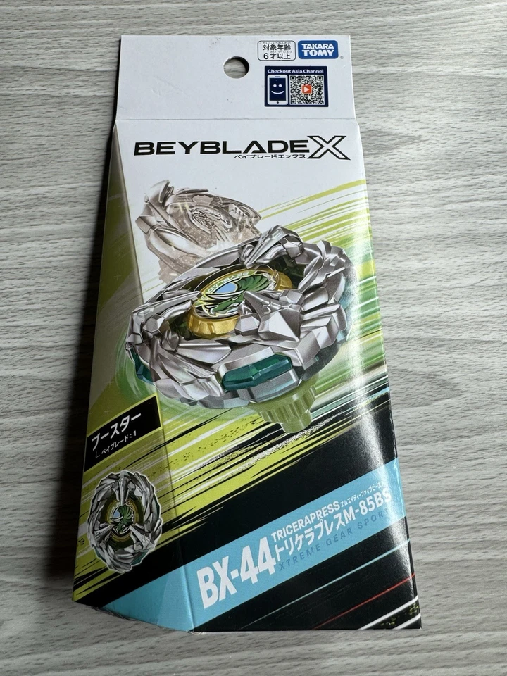 Takara Tomy Beyblade X Booster BX-44 TriceraPress M-85BS – / Fast f