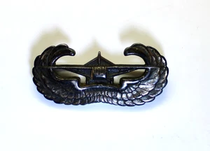 WWII U.S. Army Airborne GLIDER ASSAULT Badge/Pin - STERLING, Beautiful Patina - Picture 1 of 3