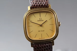 [Near MINT] Vintage Omega Cal.625 Gold Dial Handaufzug Damenuhr aus Japan - Bild 1 von 10