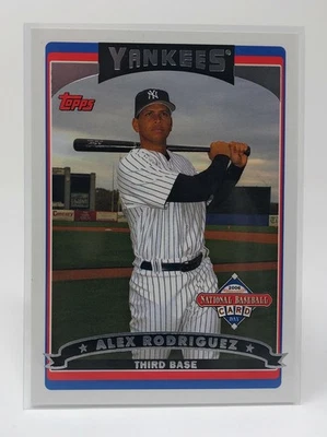 Alex Rodriguez Yankees 2006 National Baseball Card Day Topps 70/10 - Image 1 of 2