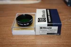 Meade 1,25" Serie 4000 #58 grün Teleskop Filter - Top Zustand - Bild 1 von 1