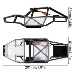 INJORA Rock Nylon Buggy Body Shell Chassis for 1/18 Traxxas TRX4M Upgrades - Picture 1 of 62