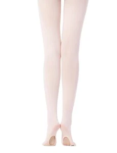 Toddler Pink Ballet Tights for Girls60D Ultra Soft Footless Tights for DanceG... - Picture 1 of 7