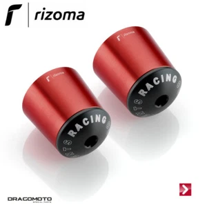 KAWASAKI Z 750 2007-2014 Terminali manubrio per manubrio OEM RIZOMA MA510R Rosso - Foto 1 di 3