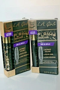2 cajas L.A. Máscara de pestañas llamativa Girl - negro azabache - Imagen 1 de 2