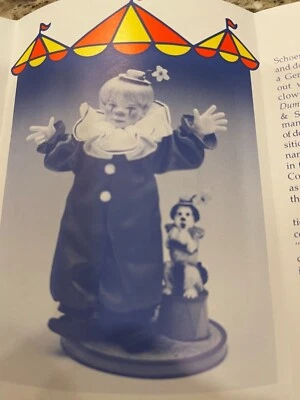 Muñeca de porcelana "Tommy el payaso" 1991 Foto 1 de 4