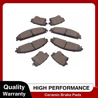 Front Rear Ceramic Brake Pads for Dodge Challenger Charger Magnum Chrysler 300 - Image 1 of 4