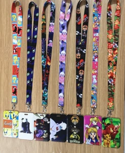 10pcs cartoon Neck Strap Lanyard Mobile Phone Key Chain ID Badge - Picture 1 of 2