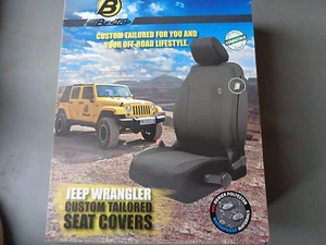 BESTOP   29281-35 2008-12 JEEP WRANGLER UNLIMITED REAR SEAT COVERS KIT BLACK   - Foto 1 di 4