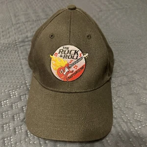 Rock & Roll Emporium Huntington Beach Hat Cap Strap Back California Adult Black - Picture 1 of 6