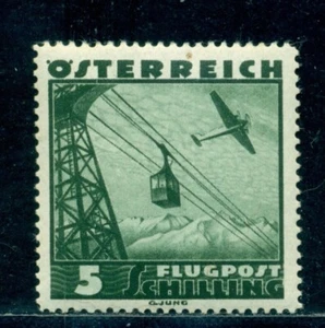 1935 Zugspitze Cable way,Airplane,Austria,611,5S,MNH - Picture 1 of 2