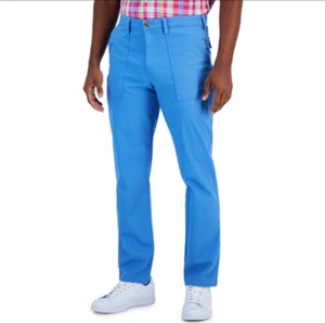 Club Room Mens Classic Fit Flat Front Chino Pants Pacific Coast Size 36 x 30 - Picture 1 of 2