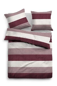 TOM TAILOR Melange Flanell - Bettwäsche 135 x 200 cm warme Winter - Bettwäsche - Bild 1 von 3