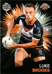 ✺New✺ 2021 WESTS TIGERS NRL Card LUKE BROOKS Rivalry Special Edition