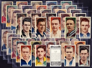 Ardath FAMOUS FOOTBALLERS 1934 Set Of 50 Inc Stanley Matthews Rookie *Good/VG* - Picture 1 of 3