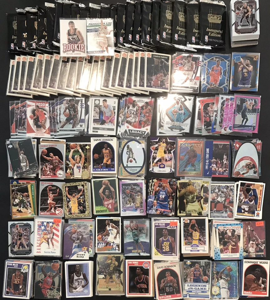 Lote de 1200 tarjetas de baloncesto Super Stars Rookies de los años 90 2000 y 80 Jugador Más Valioso de la corte Foto 1 de 4
