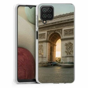 (Arc De Triomphe) Custodia telefono TPU antiurto (trasparente) per Samsung Galaxy A12 - Foto 1 di 8