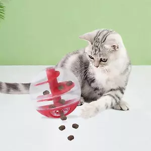 Katzenleckerbissenball Kauspielzeug Haustier langsamer Futterautomat für kleine, mittlere und & große Hunde - Bild 1 von 7