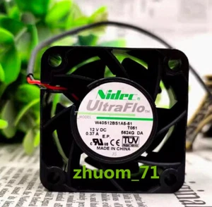 1PC NIDEC W40S12BS1A5-51 12V 0.37A 4028 4cm Switch server silent fan - Picture 1 of 5