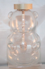 Target Bullseye Honey Bear Glass Jar W Wood Dipper Decor 7” New 2023