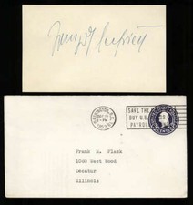 Irmgard Seefried D.1988 Opera Singer Signed 3 x 5 index Card