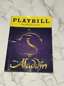 Playbill Disney’s Aladdin Broadway | New Amsterdam Theatre | February 2024 - Picture 1 of 2