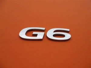 05 06 07 08 09 10 PONTIAC G6 REAR TRUNK LID GATE EMBLEM LOGO BADGE SIGN SYMBOL  - Picture 1 of 3