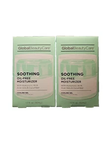 Lot of 2 Global Beauty Care Blemish Oil-Free Soothing Moisturizer - Aloe Vera - Picture 1 of 8