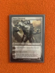 MTG Magic The Gathering Card Karn Liberated Planeswalker New Phyrexia Mint M - Picture 1 of 2