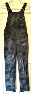 Anthropologie The Wanderer Tie Dye Relaxed Overalls Straps Blue Black Size: 29 - Picture 1 of 12
