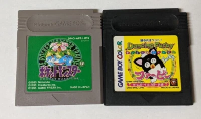 Nintendo Game Boy Japanese Lot of 2 - Pokemon Green & Dancing Furby - CUcx99 - Image 1 of 3