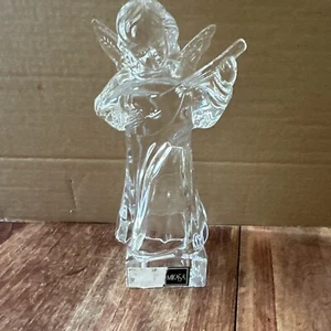 Mikasa Herald Collection Lead Glass Crystal Lute Playing Angel Made In Germany - Picture 1 of 8