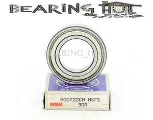 NSK 6007ZZCM CHINEES TRACTOR - FOUR WHEEL Ball Bearing 35x62x14mm - Foto 1 di 12