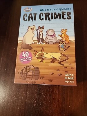 Cat Crimes Who’s to Blame Logic Game Complete - Image 1 of 4