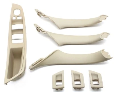 Oyster Inner Door Panel Handle Pull Trim Cover For 10-16 BMW 5 Series F10 F11 - Image 1 of 4