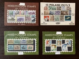 POLAND STAMP COLLECTION IN COLLECTORS ENVELOPES, PICTORIALS - Picture 1 of 5