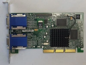 Matrox G45+MDHA16D/0E6 AGP Video Card, Dual VGA, 16MB - Picture 1 of 10