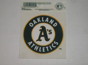 Oakland Athletics A's MLB Baseball wiederverwendbar statisch haftend Fenster Aufkleber Sticker - Bild 1 von 1