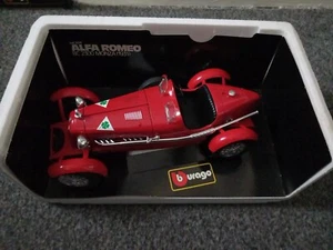 Burago 1/18 Scale Alfa Romeo 8c 2300 Monza 1931 Red 3014 - Picture 1 of 6