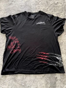 RARE Nightmare on Elm Street Embroidered T Shirt Freddy Kruger 3X Halloween - Bild 1 von 9