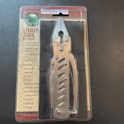 Herramienta utilitaria Ozark Trail de acero inoxidable con funda CT-11 - Nueva LT5-237 Foto 1 de 4