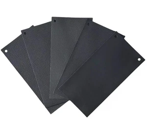 Sample Collection | Leather Sample Set | AUTO LEATHER & PERFORATED LEATHER Black - Picture 1 of 22