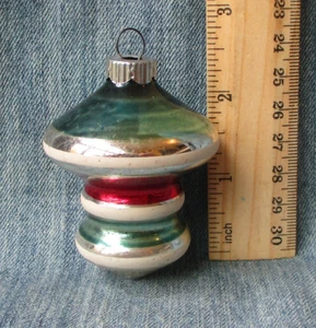 GLASS ORNAMENT Vintage SHINY BRITE Christmas Tree Ornament BX - Picture 1 of 3