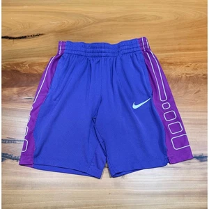 Purple NIKE shorts Girls L Large 10 12 SCHOOL LENGTH - Picture 1 of 6