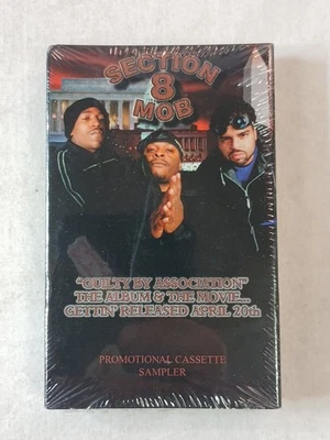 Section 8 Mob Guilty By Association Sealed Cassette Tape Single Promo Sampler - Bild 1 von 4