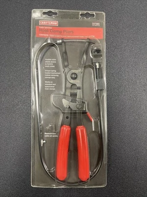 NOS Craftsman 47390 Cable Operated Locking Hose Clamp Pliers, Red Grip (France) - Image 1 of 4