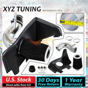 Kit de admisión de aire frío protector térmico NEGRO + filtro para Camaro 2.0T Turbo 2016-2021 - Imagen 1 de 4