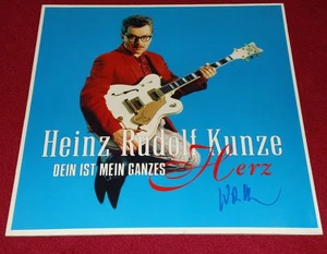 ORIGINAL SIGNIERT Heinz Rudolf Kunze - Dein Ist Mein Ganzes Herz (1985) Vinyl LP - Bild 1 von 2